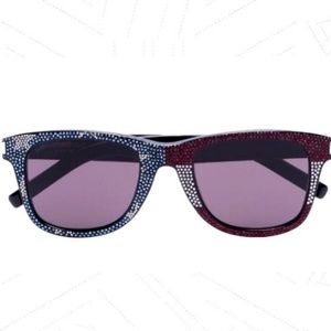 NWT Saint Laurent US Flag Sunglasses Unisex Rare